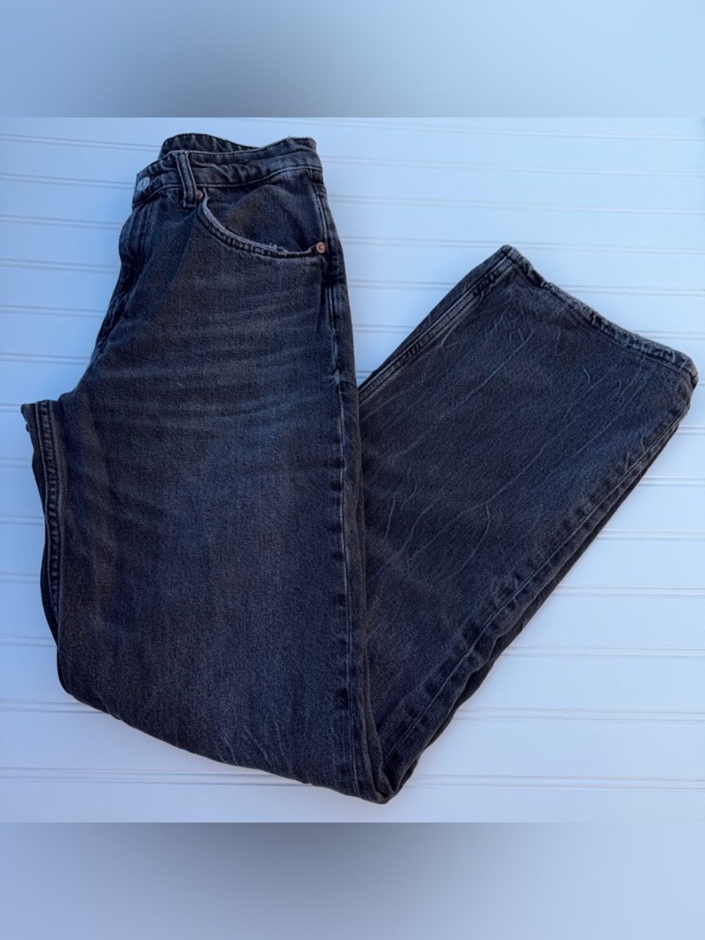 Zara Straight Leg Jeans 8
